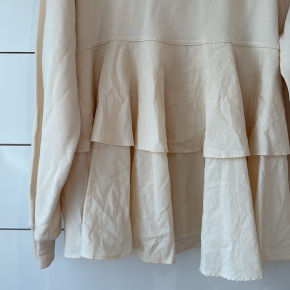 ZARA Peanuts Snoopy Cream Hoodie Sz M - Picture 10 of 13